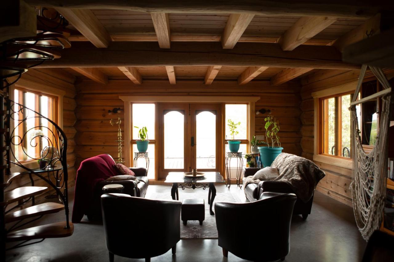 Hebergement "La Maison En Bois Rond" Sainte-Marie Exteriér fotografie