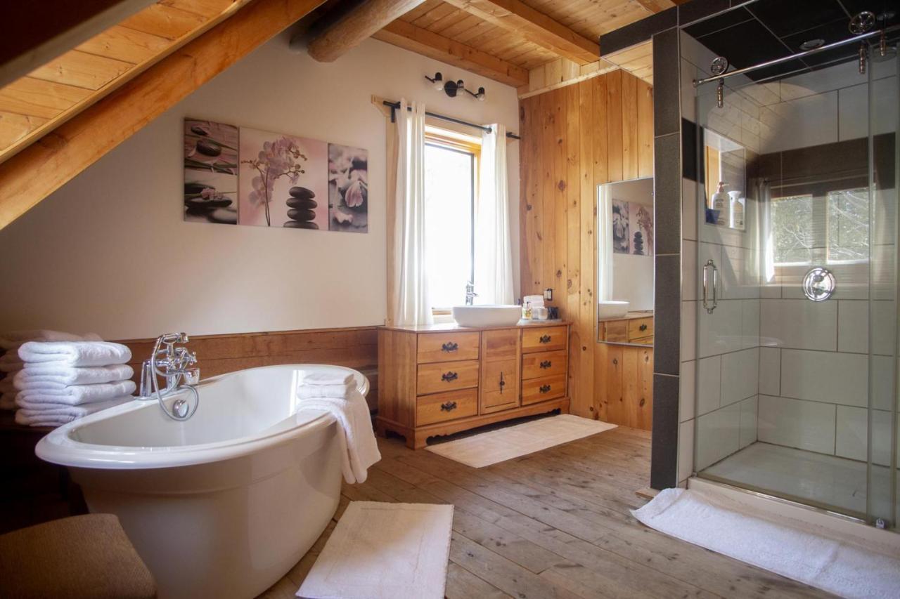 Hebergement "La Maison En Bois Rond" Sainte-Marie Exteriér fotografie