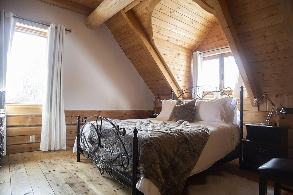 Hebergement "La Maison En Bois Rond" Sainte-Marie Exteriér fotografie