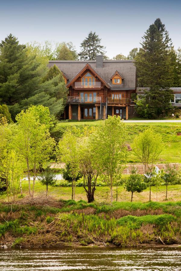 Hebergement "La Maison En Bois Rond" Sainte-Marie Exteriér fotografie
