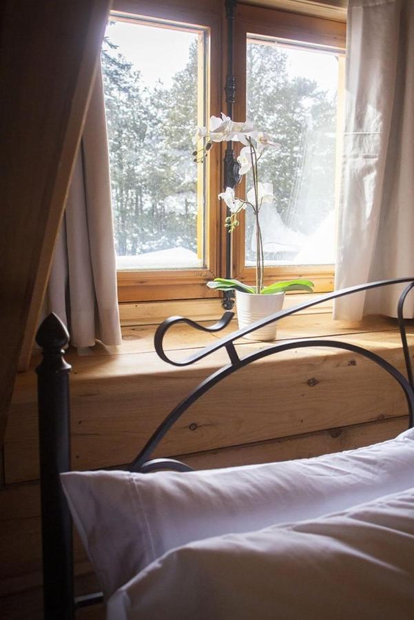 Hebergement "La Maison En Bois Rond" Sainte-Marie Exteriér fotografie