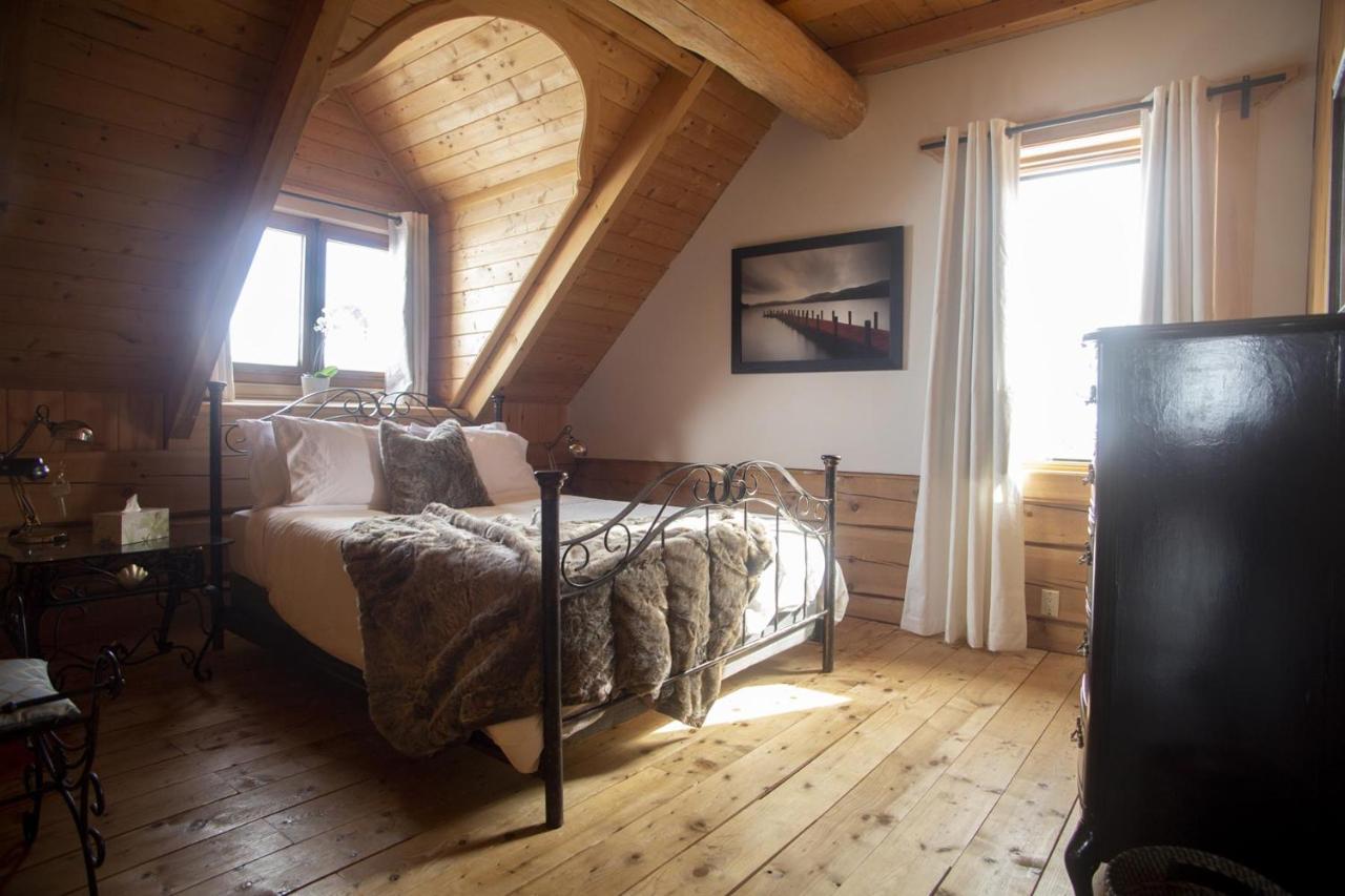 Hebergement "La Maison En Bois Rond" Sainte-Marie Exteriér fotografie