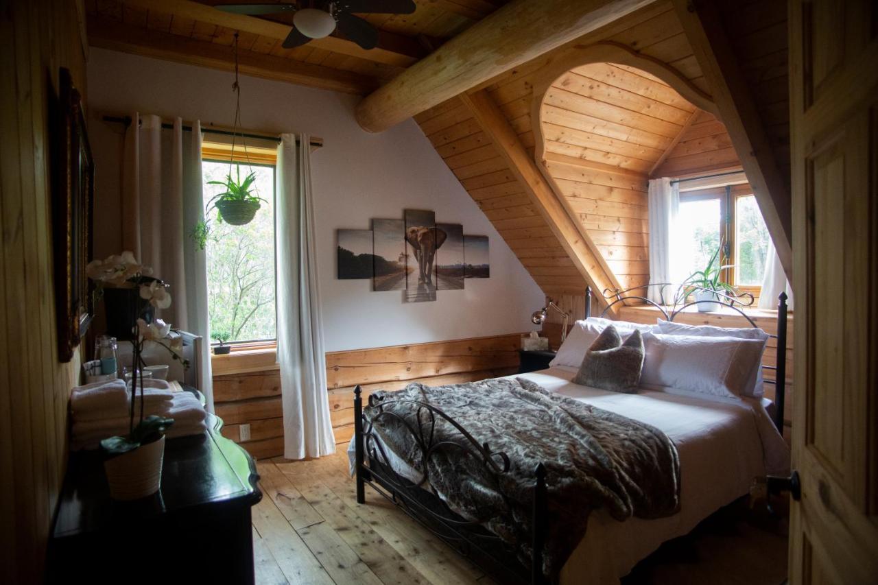 Hebergement "La Maison En Bois Rond" Sainte-Marie Exteriér fotografie